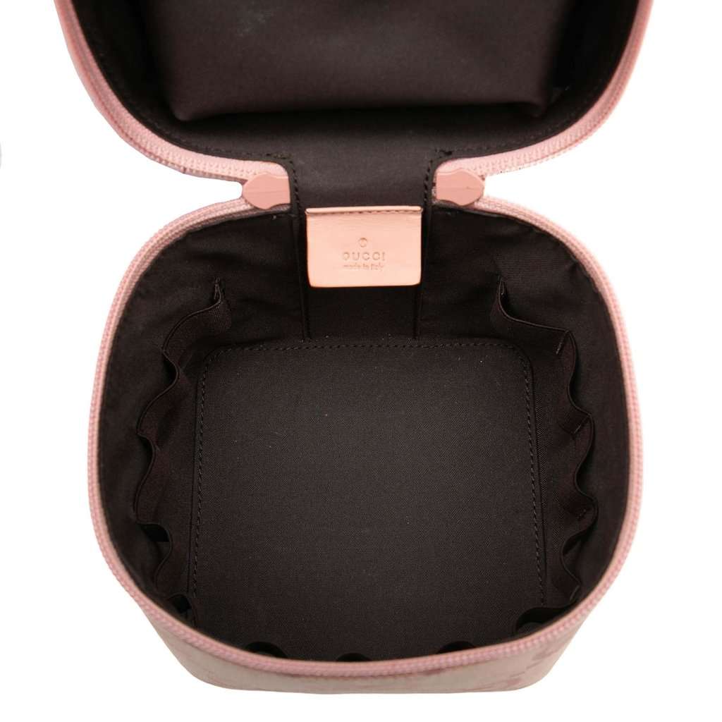 Gucci Mini GG Canvas Vanity Bag Pink Very good condition - Model View