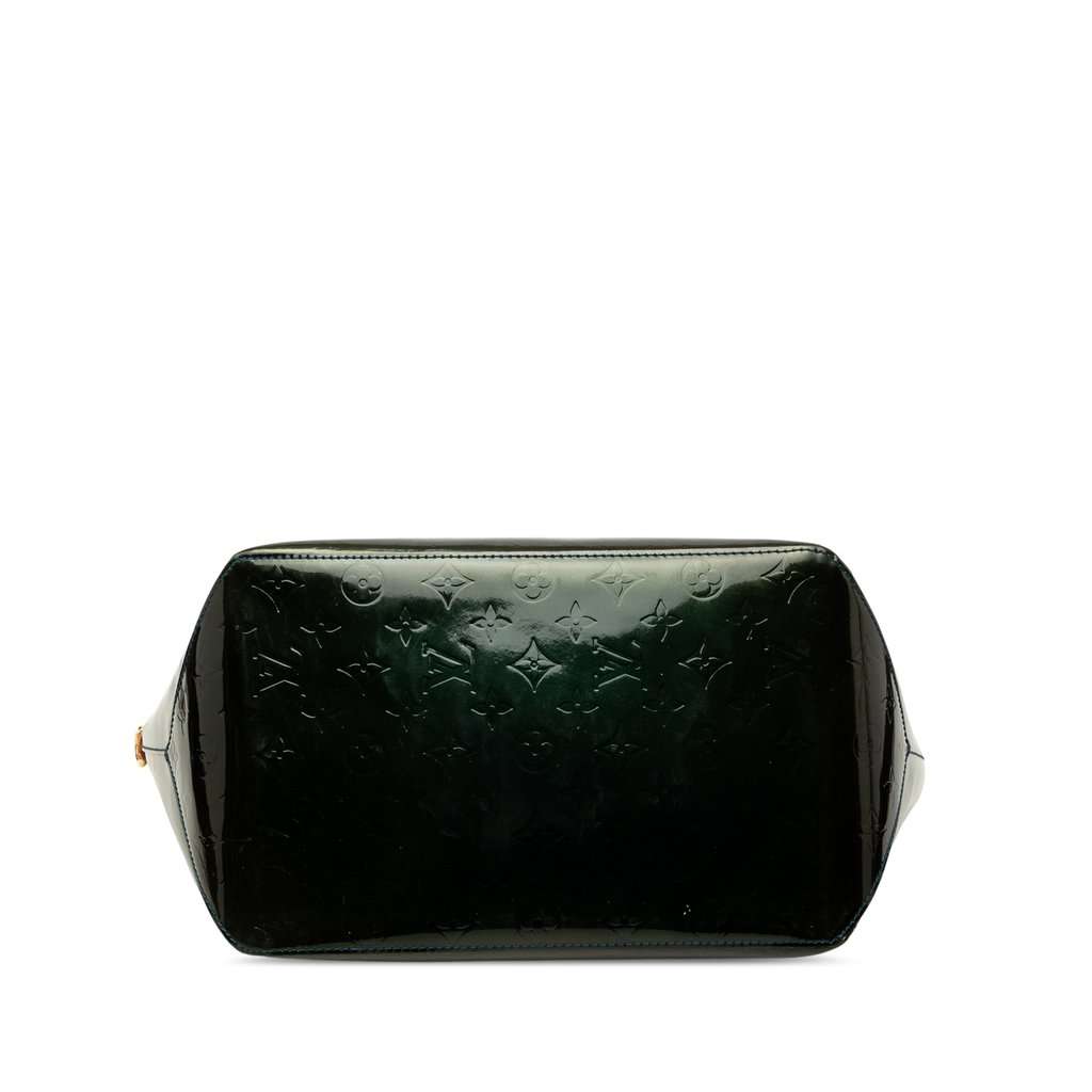 Louis Vuitton Monogram Vernis Bellevue GM Green Leather Very good - Inside View