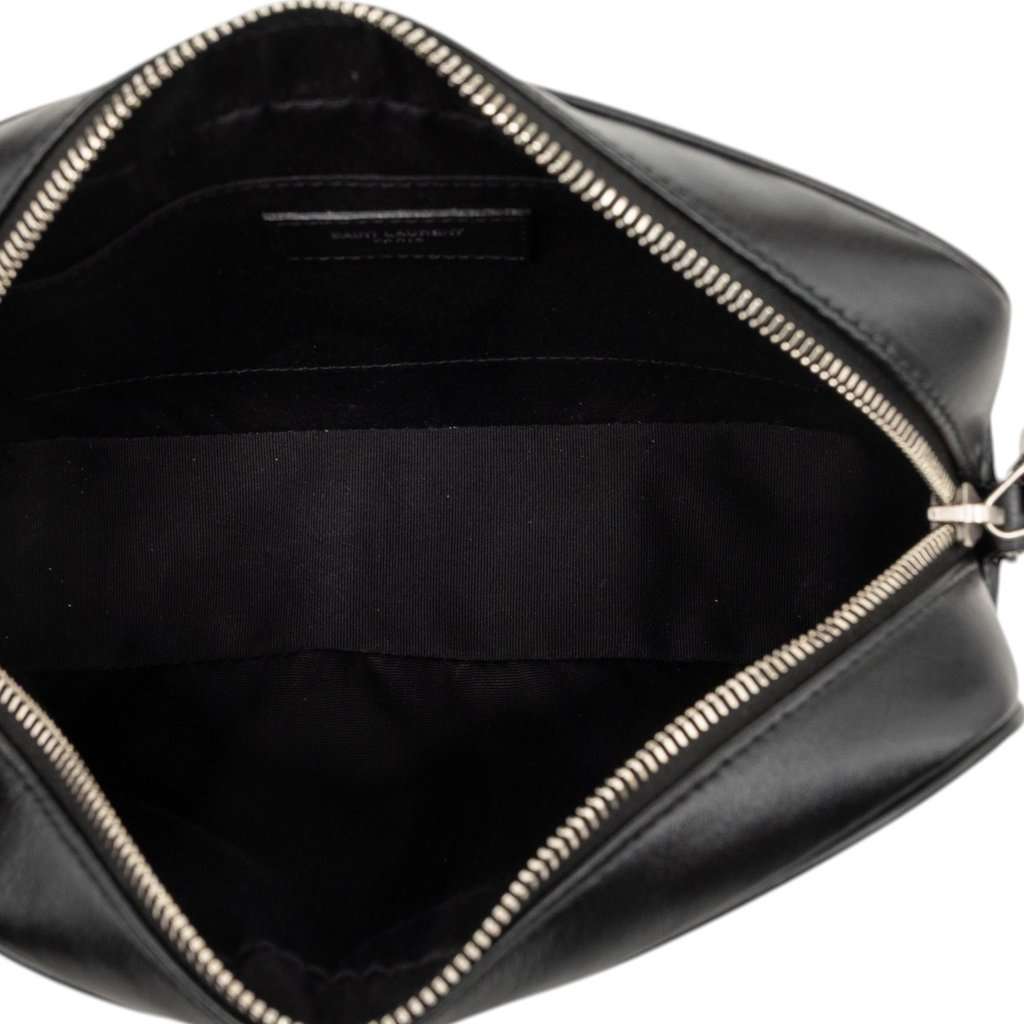 Saint Laurent Calfskin Monogram Star Lou Tassel Camera Bag Black Leather Very good condition - Model View