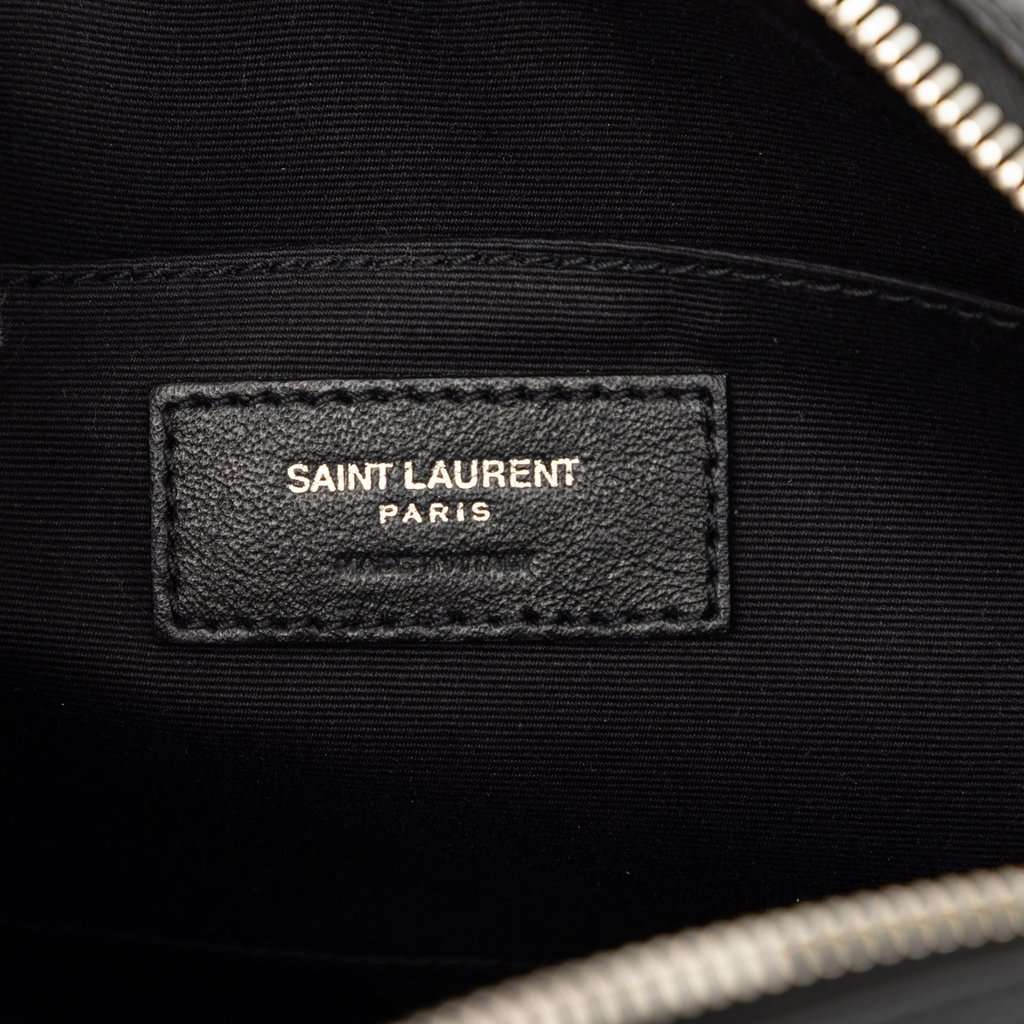 Saint Laurent Calfskin Monogram Star Lou Tassel Camera Bag Black Leather Very good condition - Box View