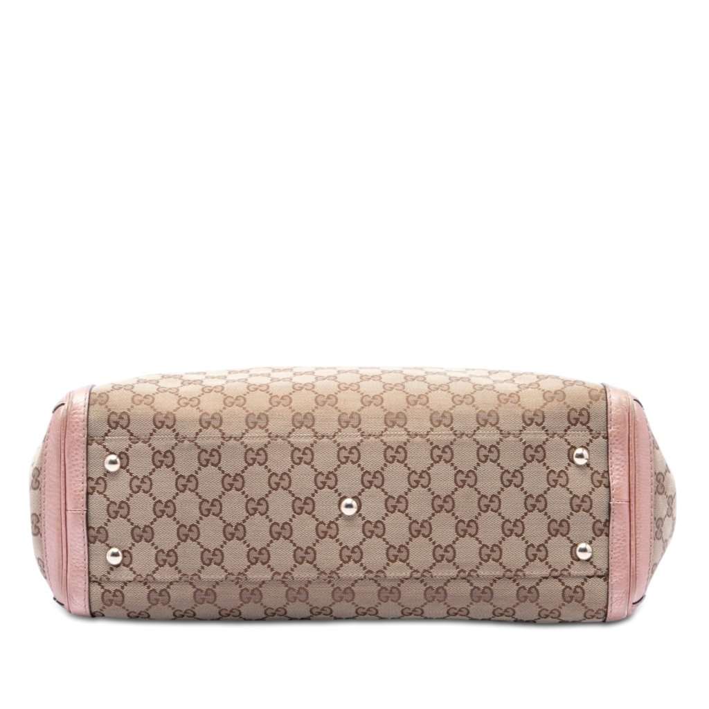 Gucci GG Canvas Bella Tote Beige Very good - Inside View