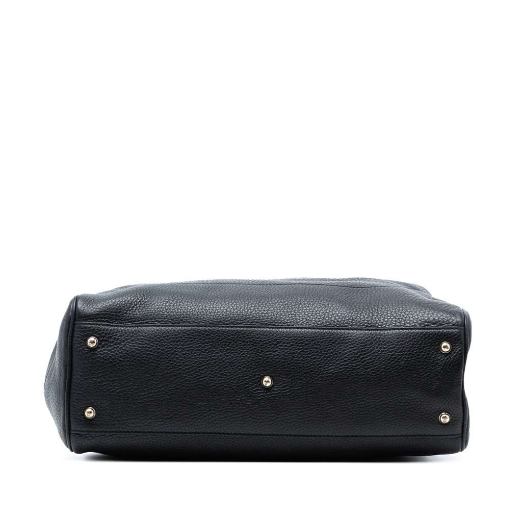 Gucci Calfskin Bamboo Diana Tote Black Leather Very good condition - Inside View