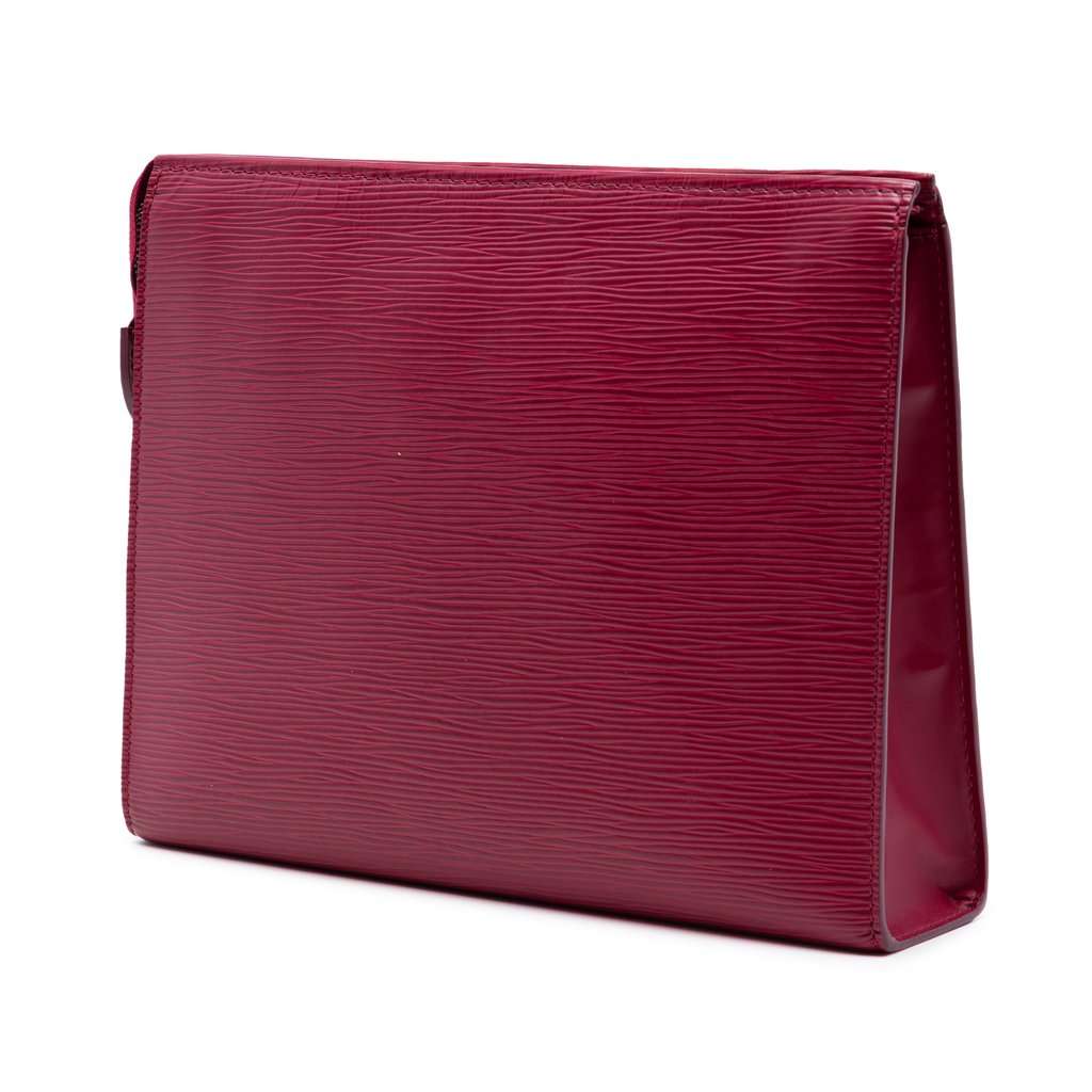 Louis Vuitton Epi Toiletry Pouch 26 Red Leather Very good condition - Back View