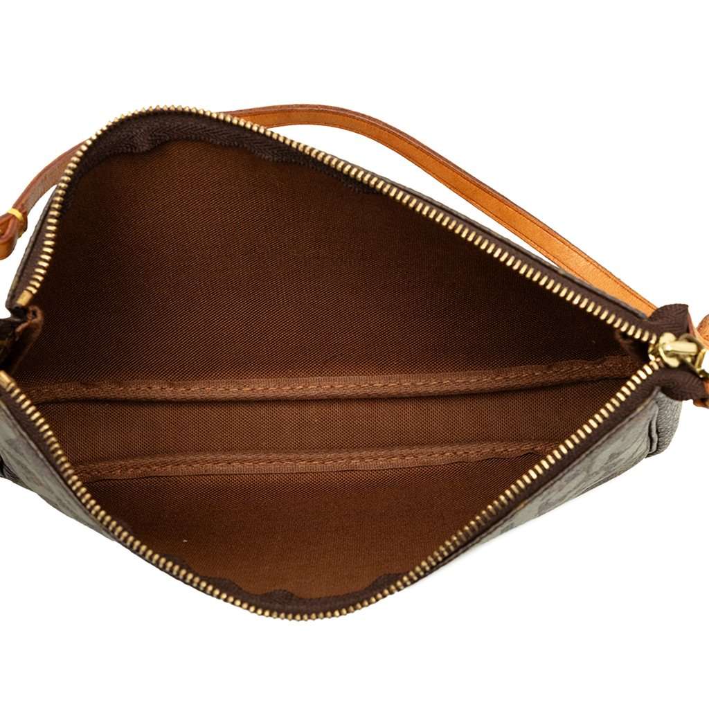 Louis Vuitton Stephen Sprouse Monogram Graffiti Pochette Accessoires Brown Very good - Model View