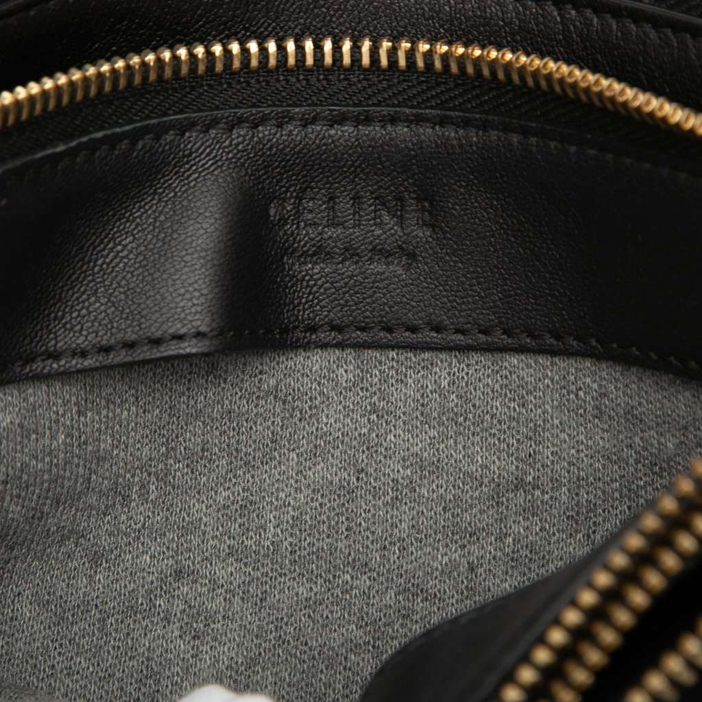 Celine Large Lambskin Trio Crossbody Black Leather Very good condition - Box View