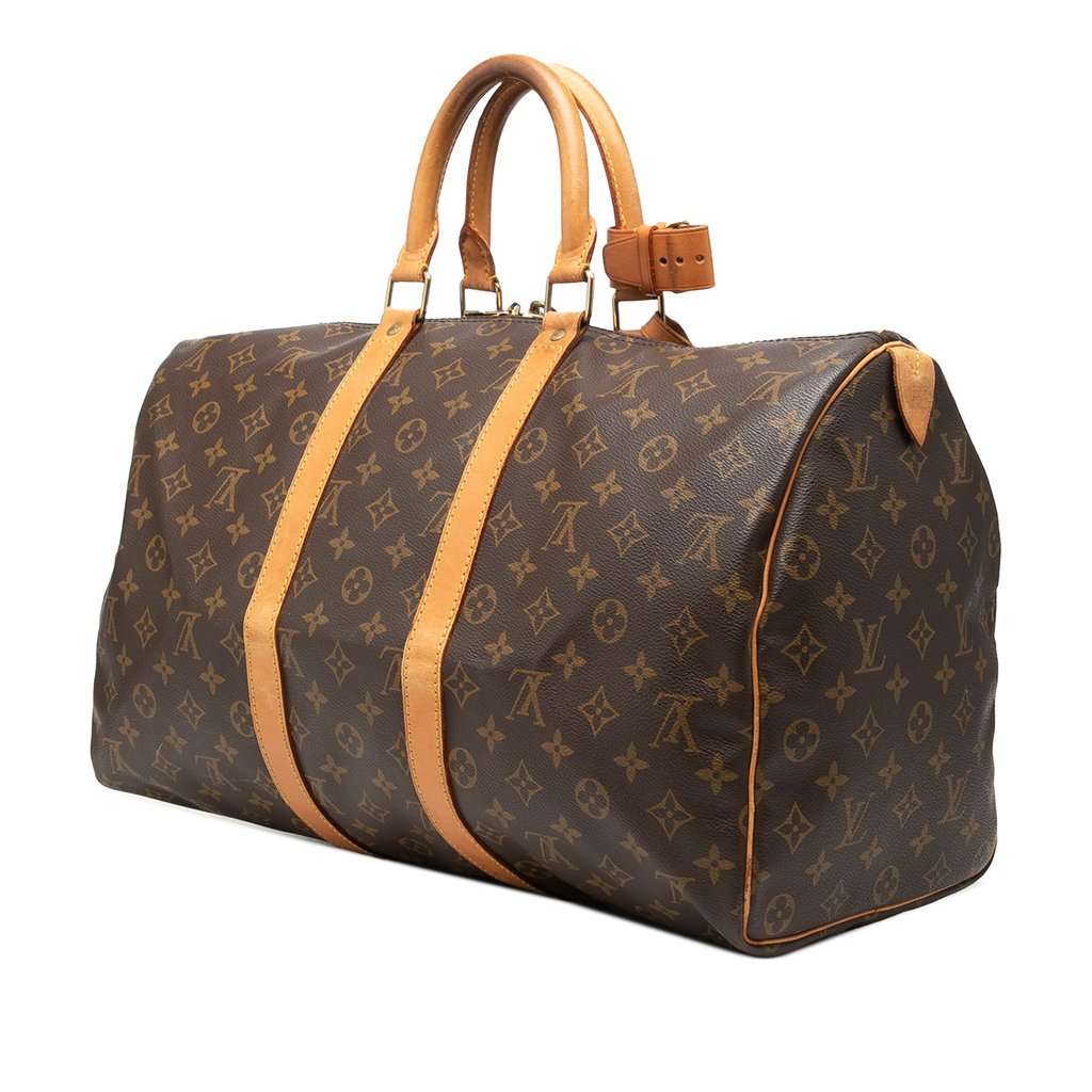 Louis Vuitton Monogram Keepall 45 Brown Very good condition - Back View