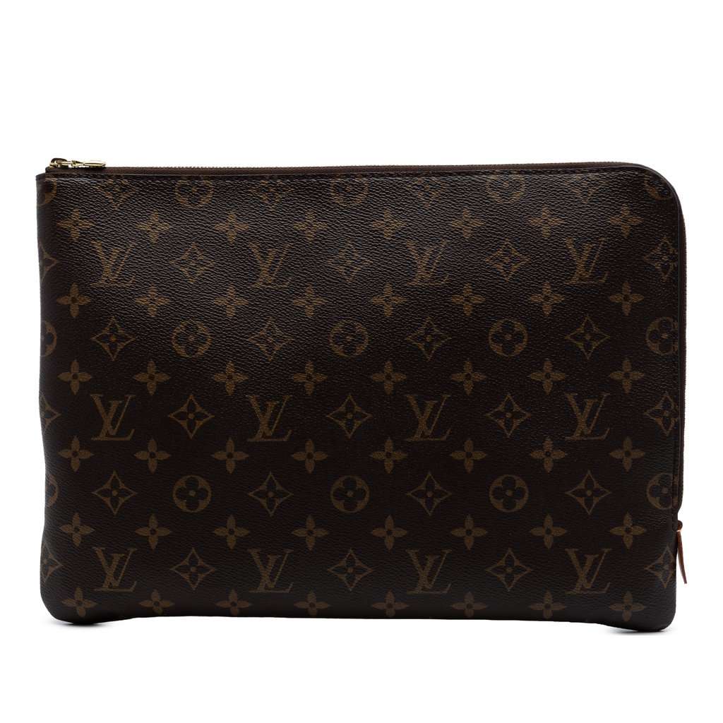 Louis Vuitton Monogram Etui Voyage MM Brown Very good - Front View