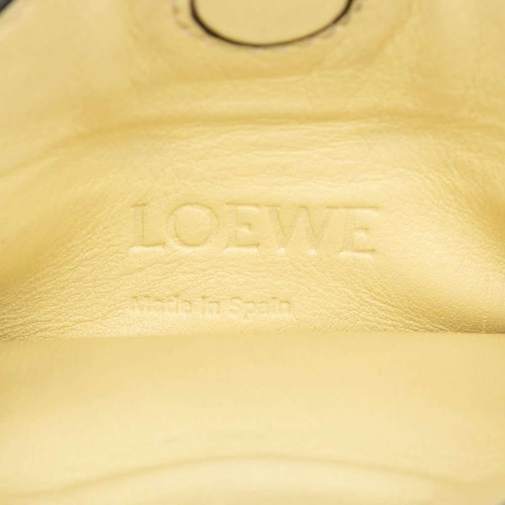 LOEWE Leather Gate Pocket Crossbody Yellow Leather Very good condition - Box View