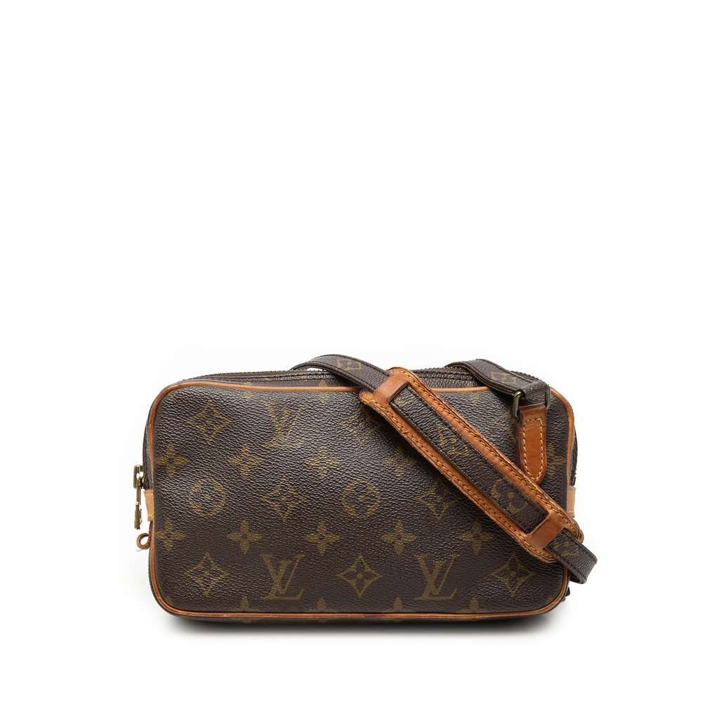 Louis Vuitton Monogram Pochette Marly Bandouliere Brown Very good condition - Front View