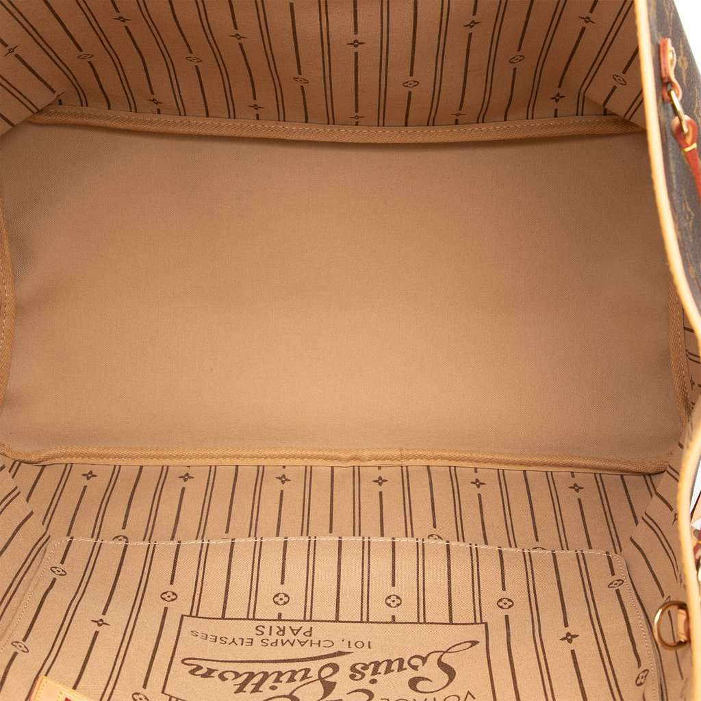 Louis Vuitton Monogram Neverfull GM Brown Very good - Model View