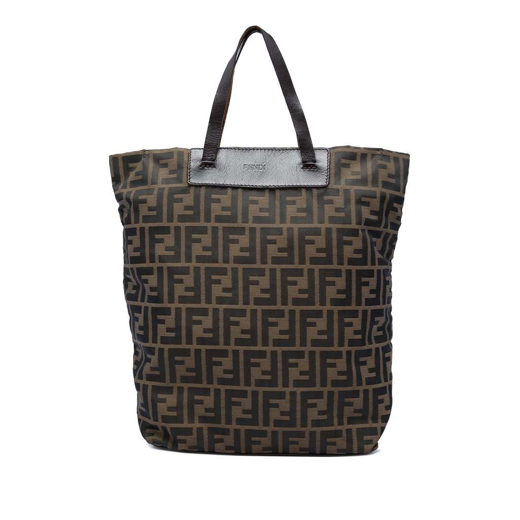 Fendi Zucca Canvas Tote Brown Very good condition - Front View