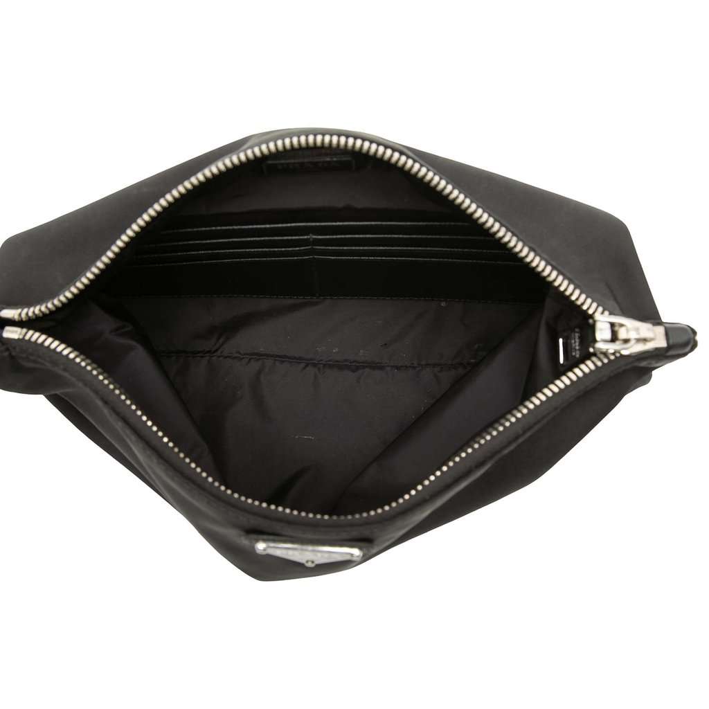 Prada Tessuto Zip Clutch Black Very good condition - Model View