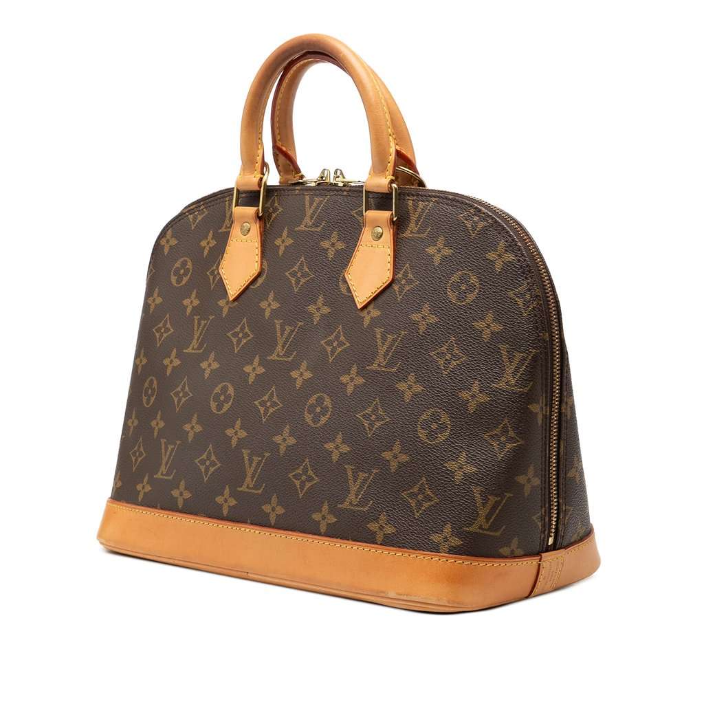 Louis Vuitton Monogram Alma PM Brown Very good condition - Back View