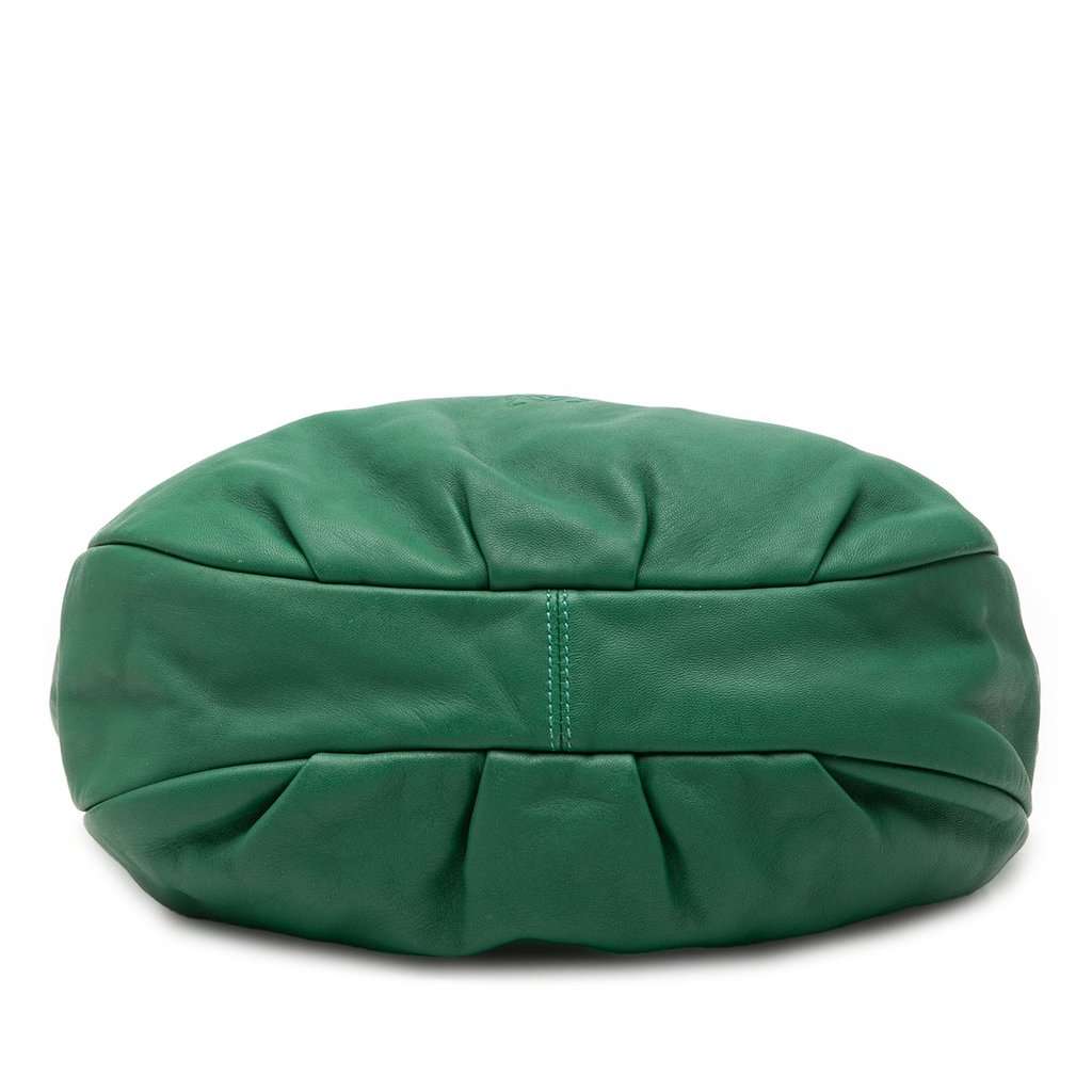 Loewe Nappa Anagram Tassel Hobo Green Leather Very good condition - Inside View