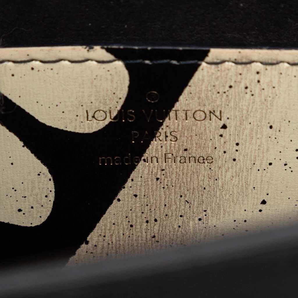 Louis Vuitton Printed Calfskin Twist MM Brown Leather Very good - Box View
