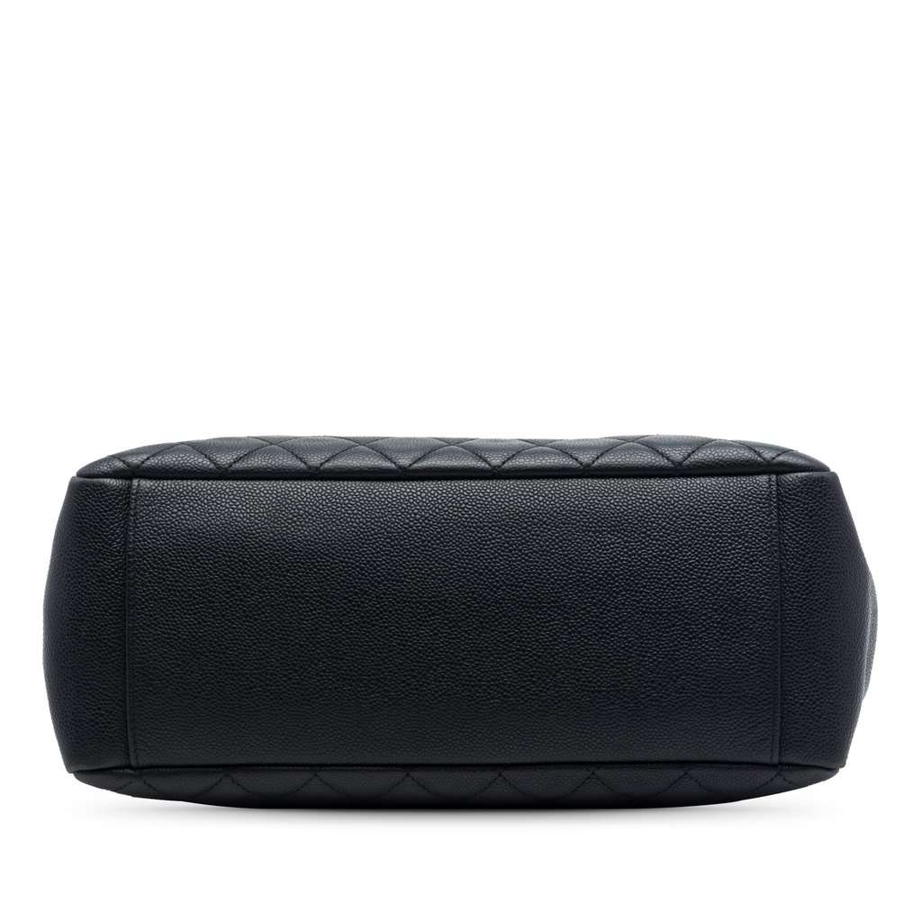Chanel Caviar Grand Shopping Tote Black Leather Very good condition - Inside View