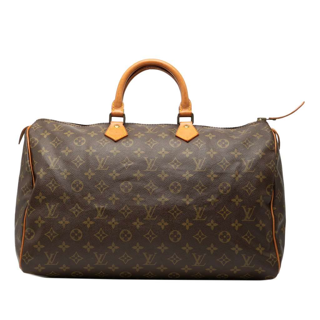 Louis Vuitton Monogram Speedy 40 Brown Very good condition - Front View