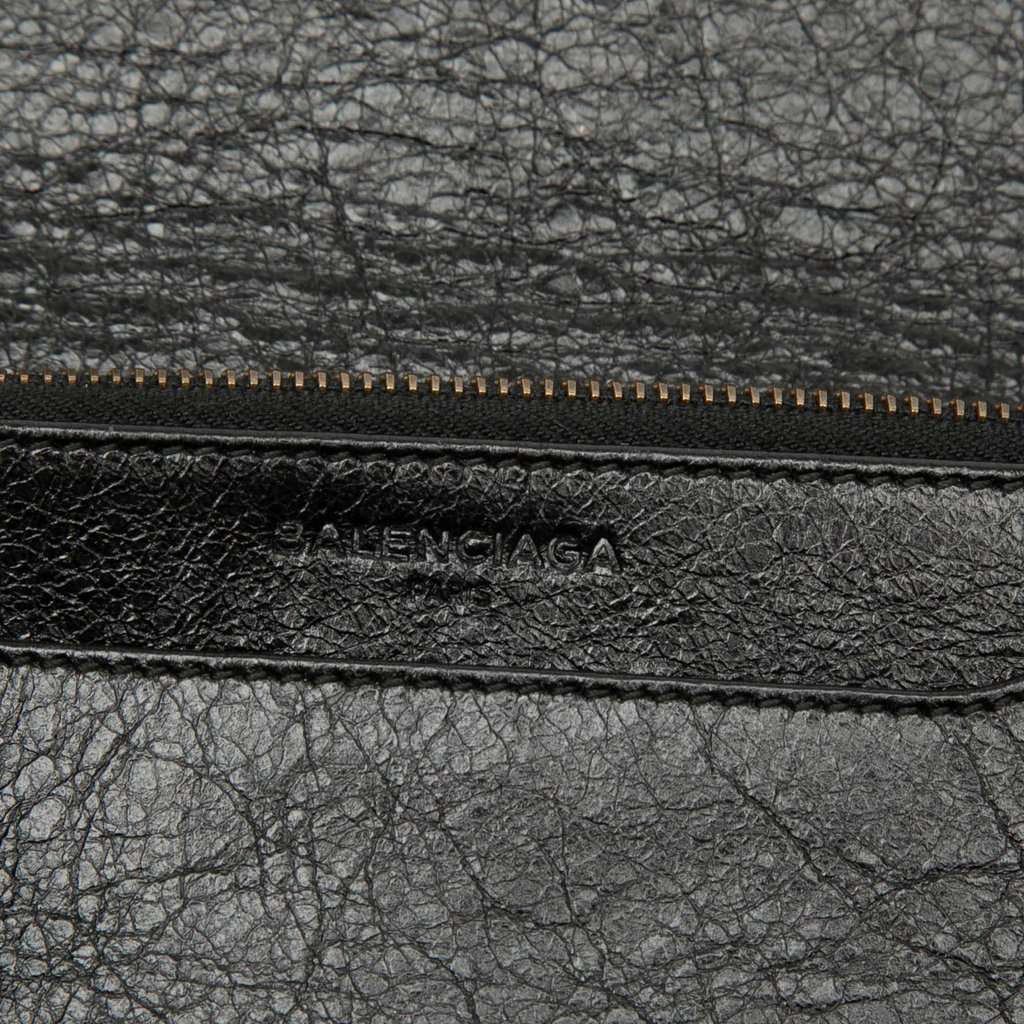 Balenciaga Lambskin Motocross Giant 12 Wallet on Chain Black Leather Very good - Box View