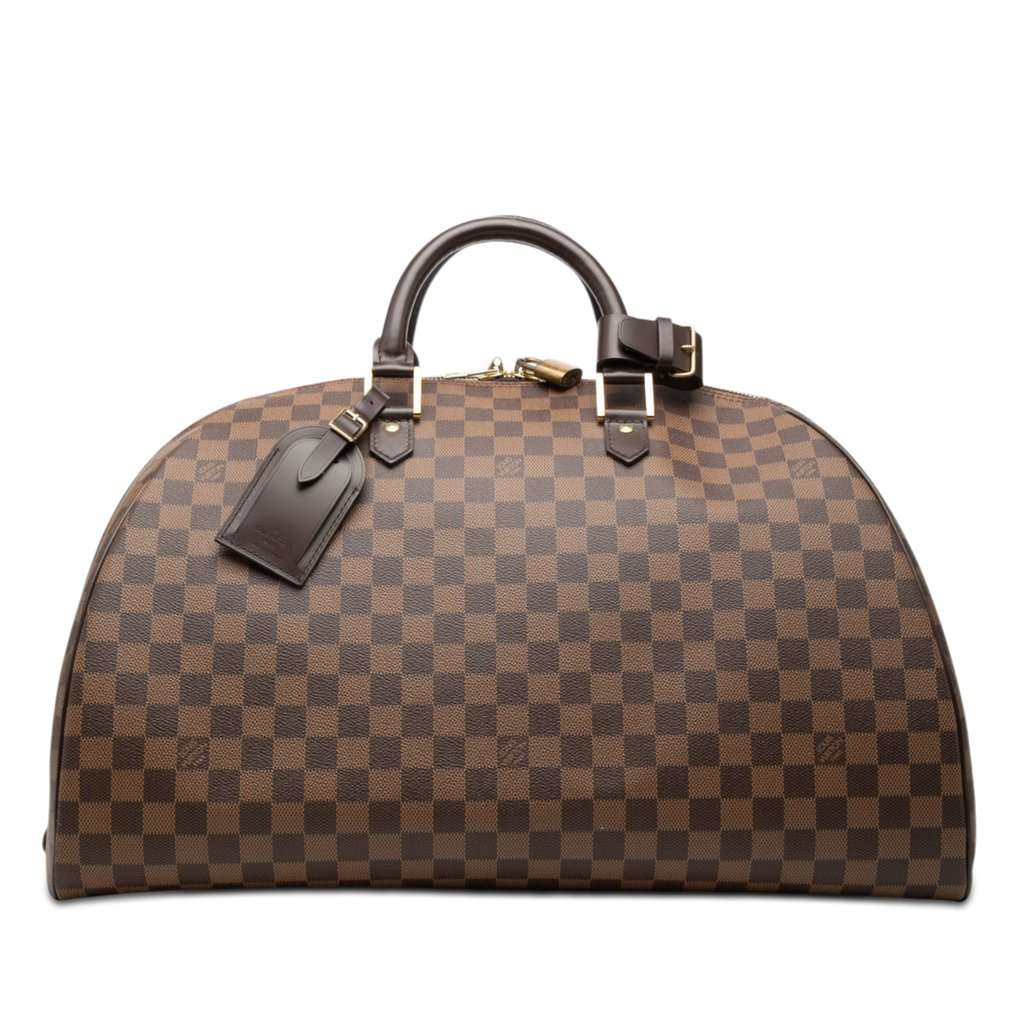 Louis Vuitton Damier Ebene Ribera GM Brown Very good - Front View