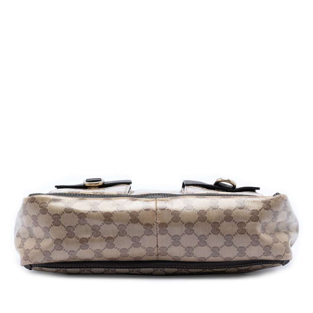 Gucci GG Crystal Abbey D Ring Tote Beige Good condition - Inside View