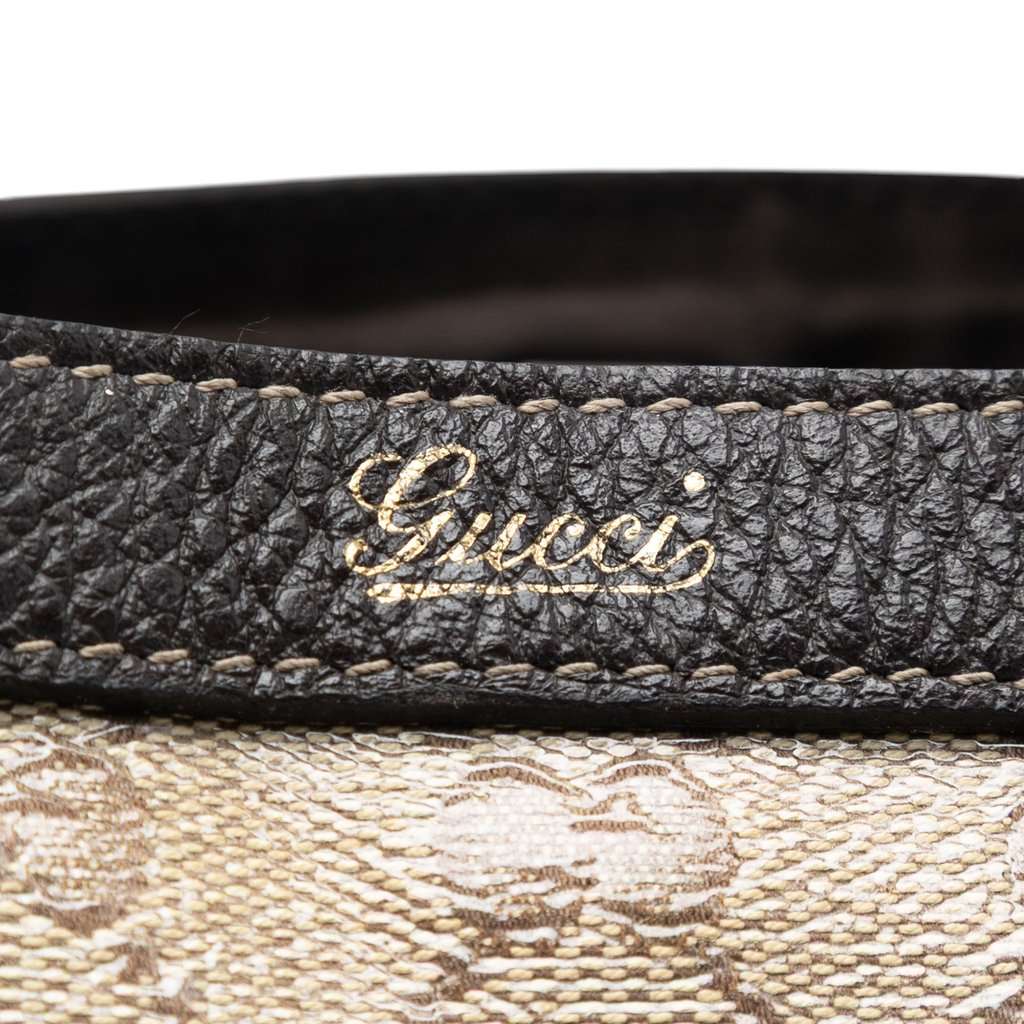 Gucci GG Crystal Abbey D Ring Tote Beige Good condition - Box View