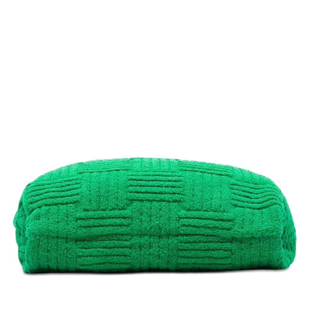 Bottega Veneta Terry Cloth Shopping Tote Green Very good condition - Inside View