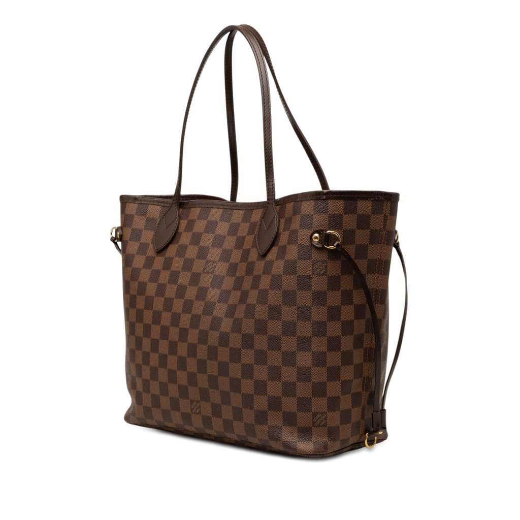 Louis Vuitton Damier Ebene Neverfull MM Brown Very good condition - Back View