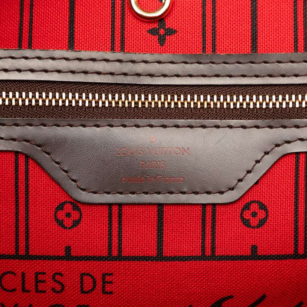 Louis Vuitton Damier Ebene Neverfull MM Brown Very good condition - Box View