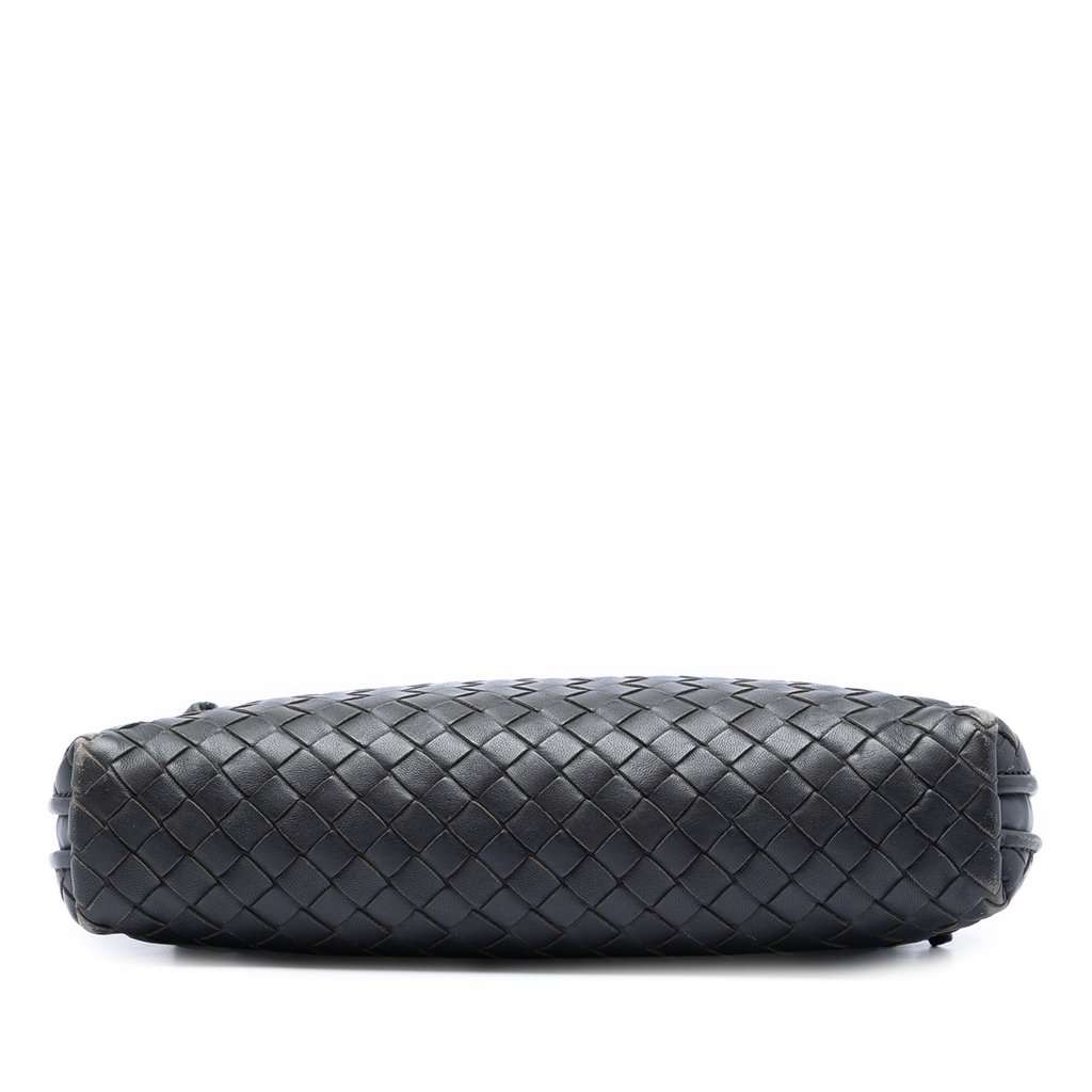Bottega Veneta Nappa Intrecciato Nodini Crossbody Black Leather Very good - Inside View