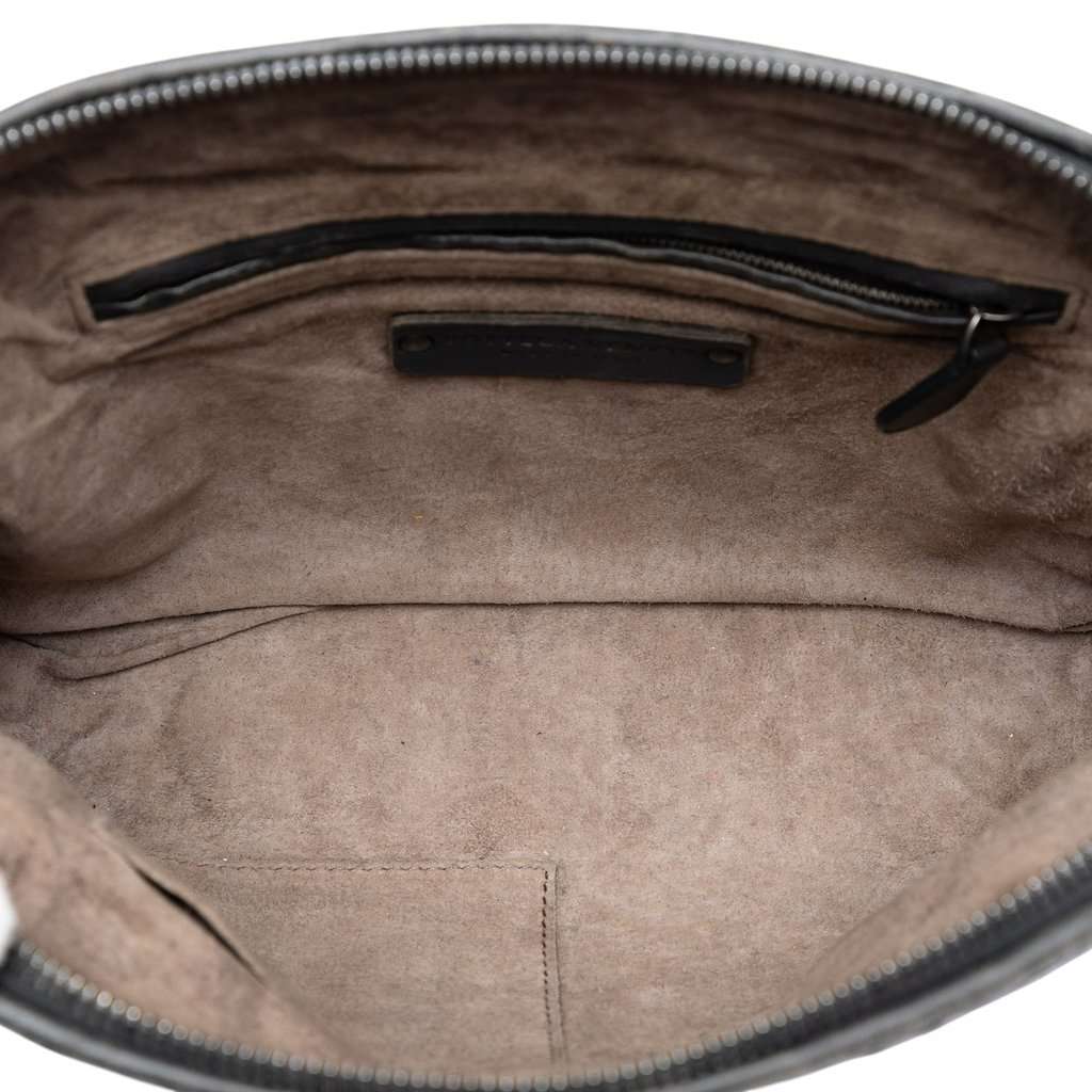 Bottega Veneta Nappa Intrecciato Nodini Crossbody Black Leather Very good - Model View