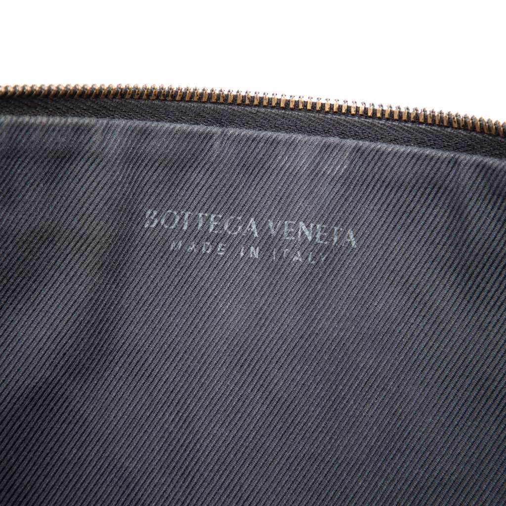 Bottega Veneta Nappa Intrecciato Clutch Black Leather Very good condition - Box View