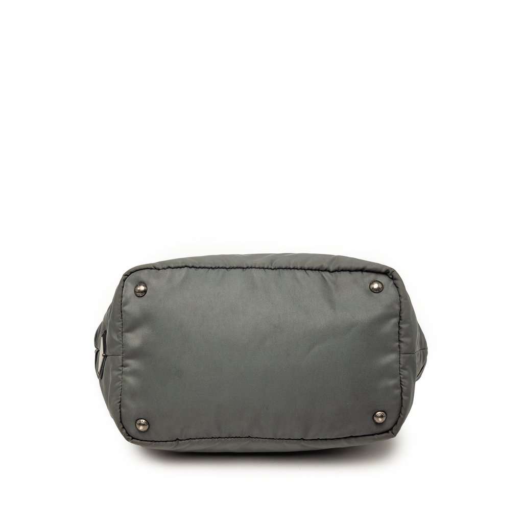 Prada Bicolor Tessuto Reversible Tote Green Very good condition - Inside View