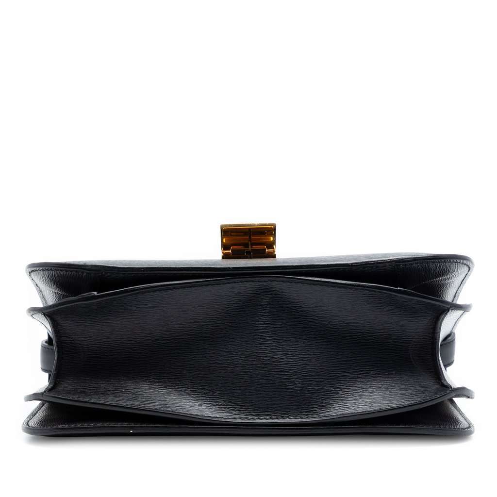 Celine Medium Liege Calfskin Classic Box Black Leather Very good condition - Inside View