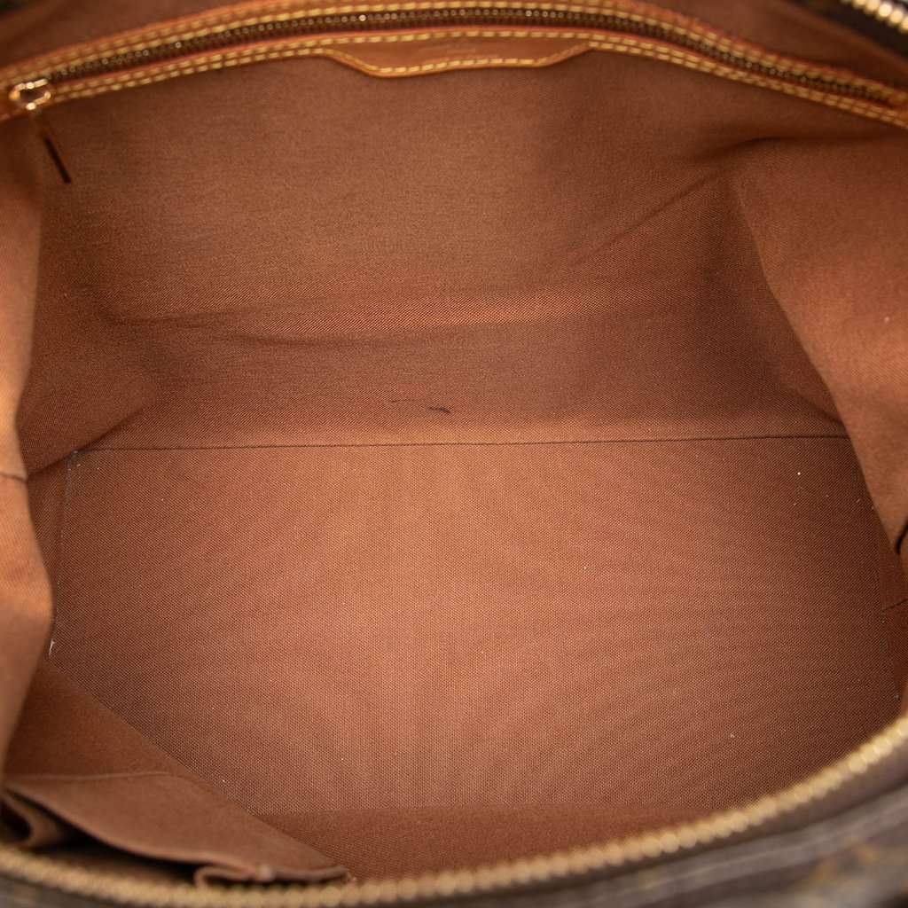 Louis Vuitton Monogram Cabas Mezzo Brown Very good - Model View