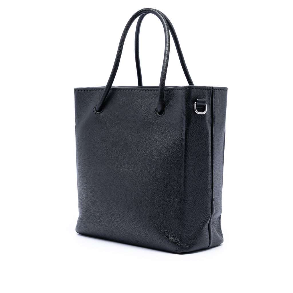 Balenciaga XXS Leather Shopping Tote Black Leather Very good condition - Back View