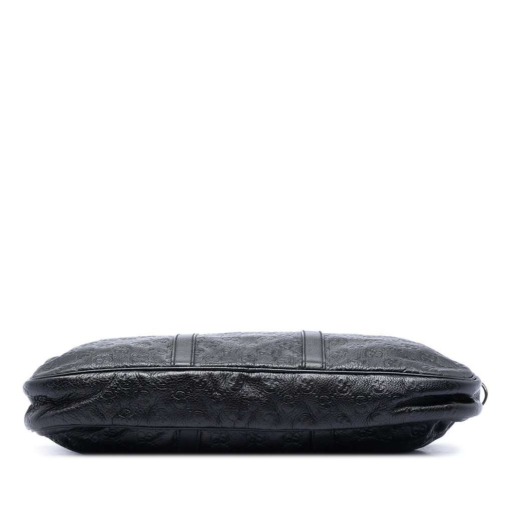 Gucci Guccissima Business Bag Black Leather Very good condition - Inside View