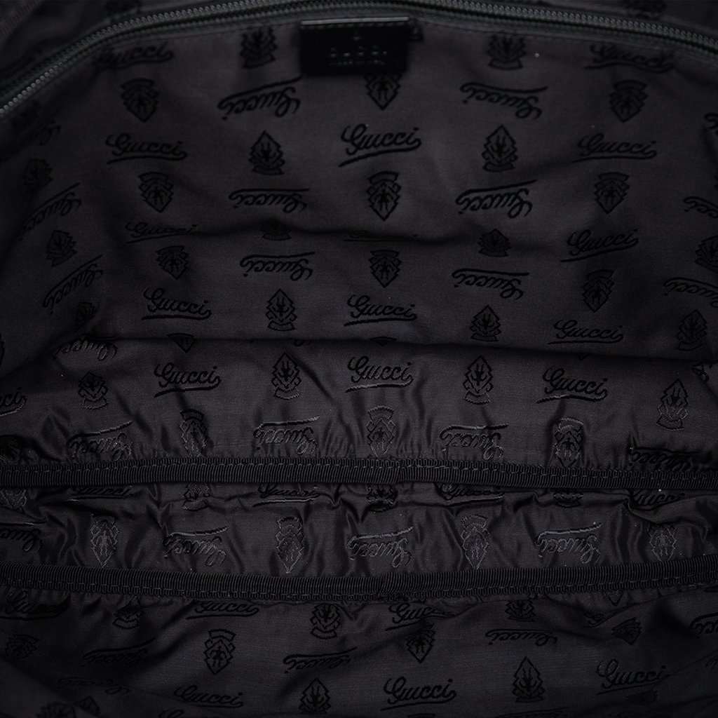 Gucci Guccissima Business Bag Black Leather Very good condition - Model View