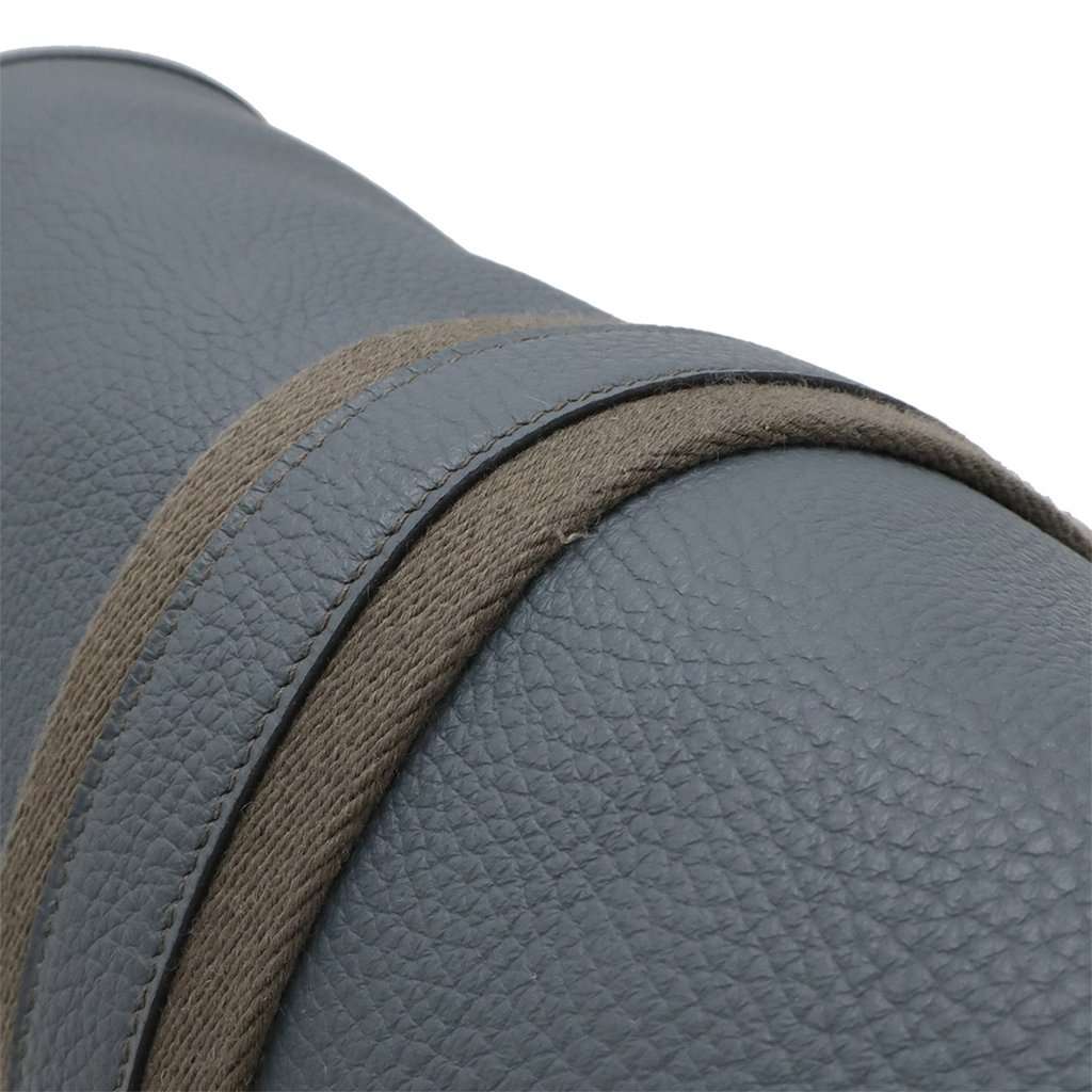 Hermès Clemence Bourlingue Messenger Bag Blue Leather Very good - Box View