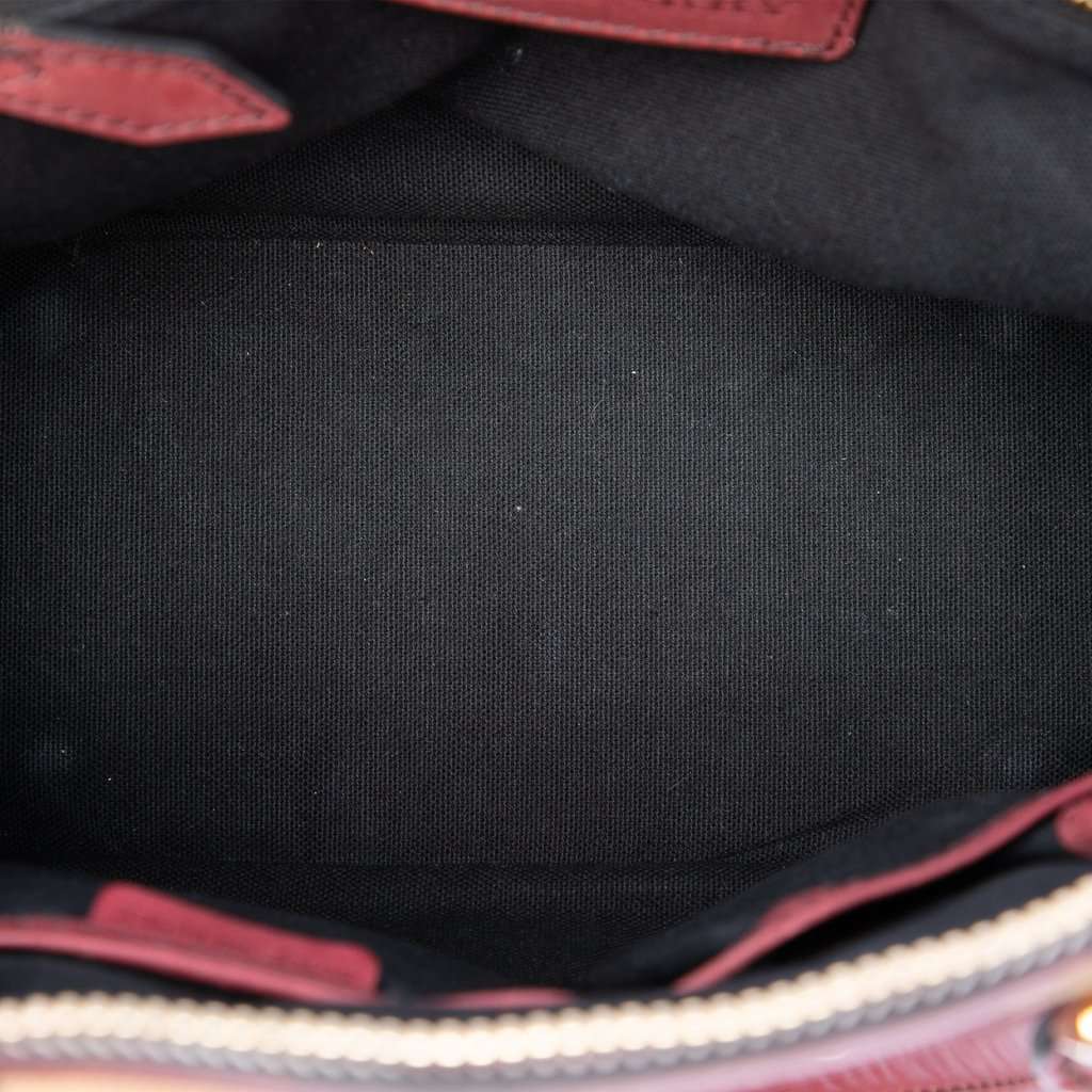Burberry Small Leather Trimmed House Check Canvas Bridle Orchard Satchel Brown Very good - Model View