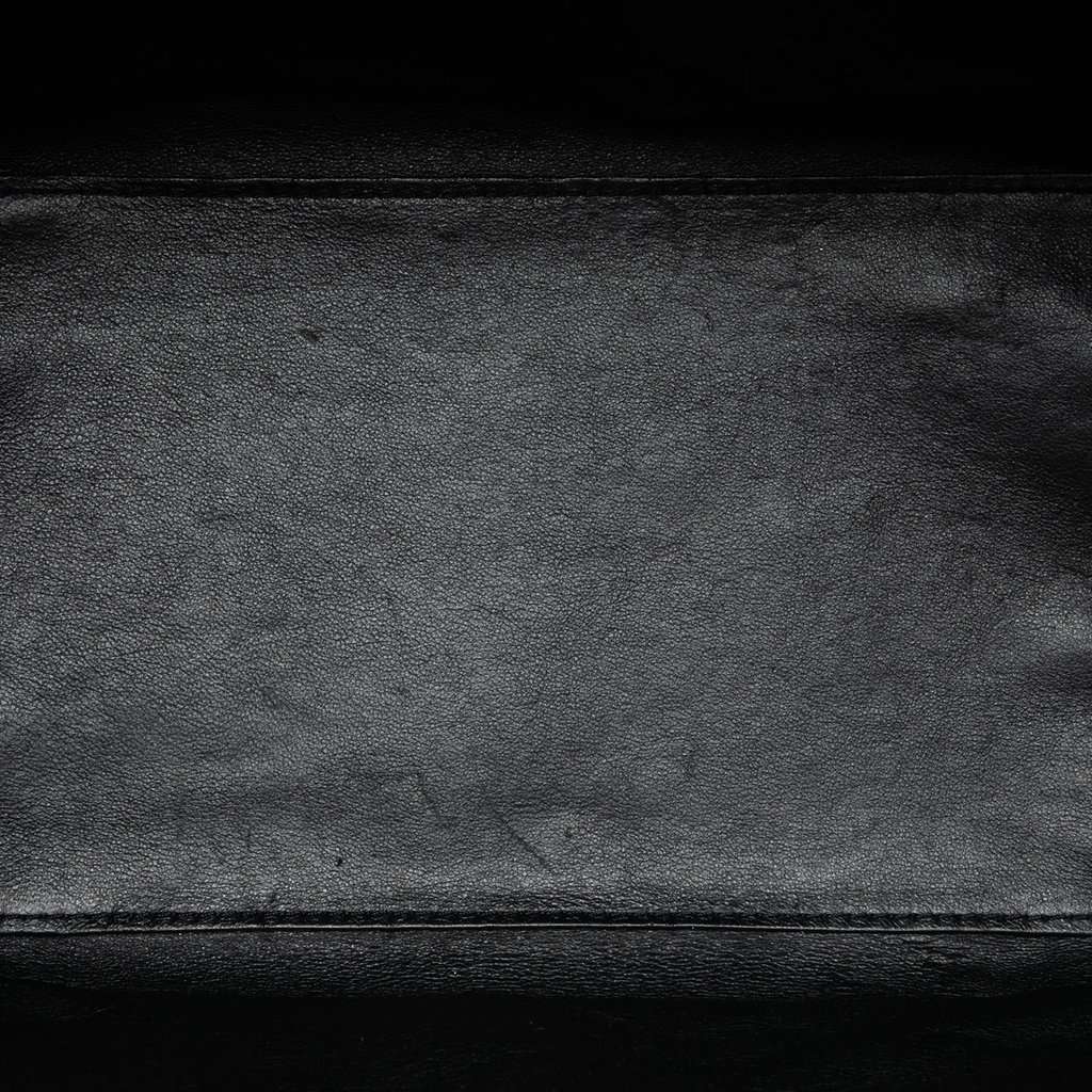 Celine Mini Tricolor Calfskin and Suede Luggage Tote Brown Leather Very good condition - Model View