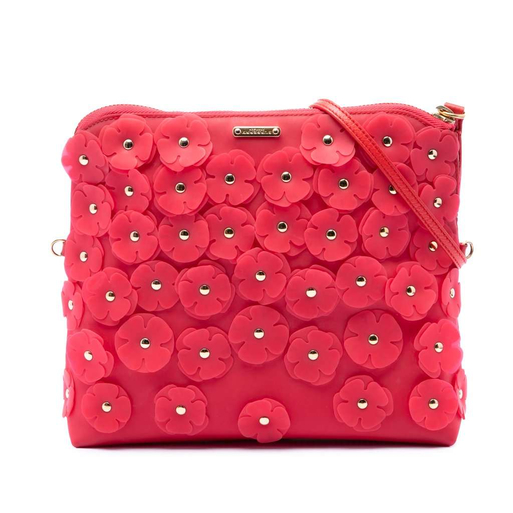 Burberry PVC Prorsum Petal Crossbody Red Plastic Very good - Front View