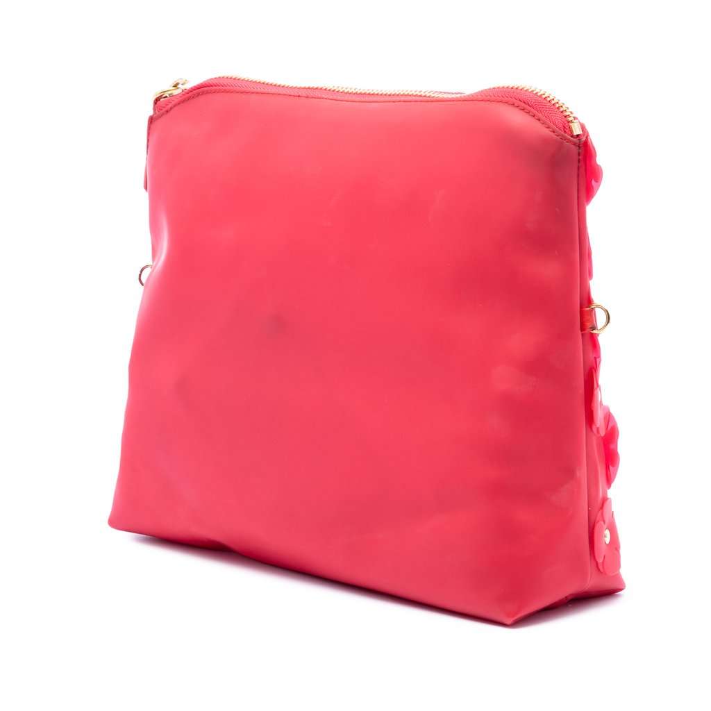 Burberry PVC Prorsum Petal Crossbody Red Plastic Very good - Back View