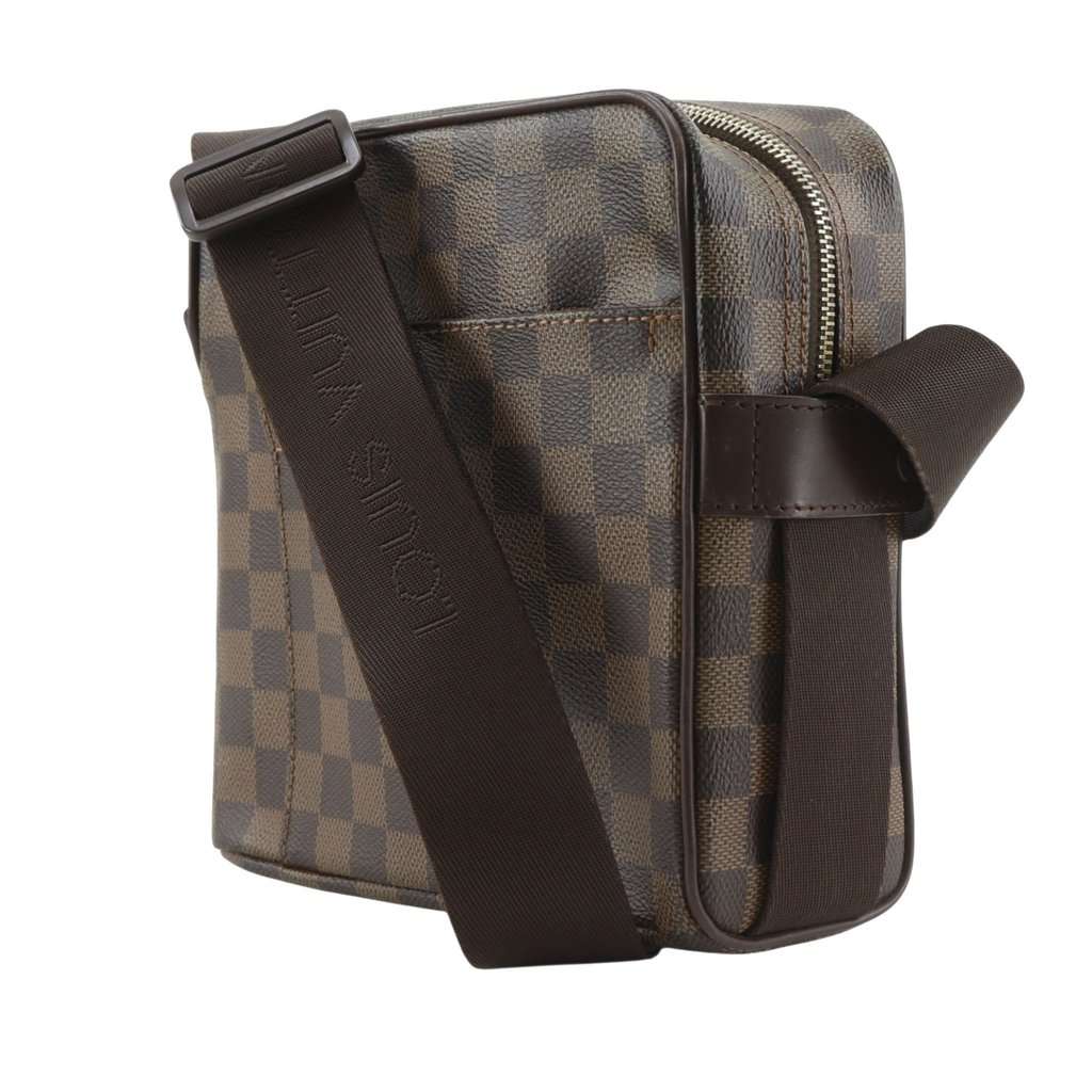 Louis Vuitton Damier Ebene Olav PM Brown Very good - Back View