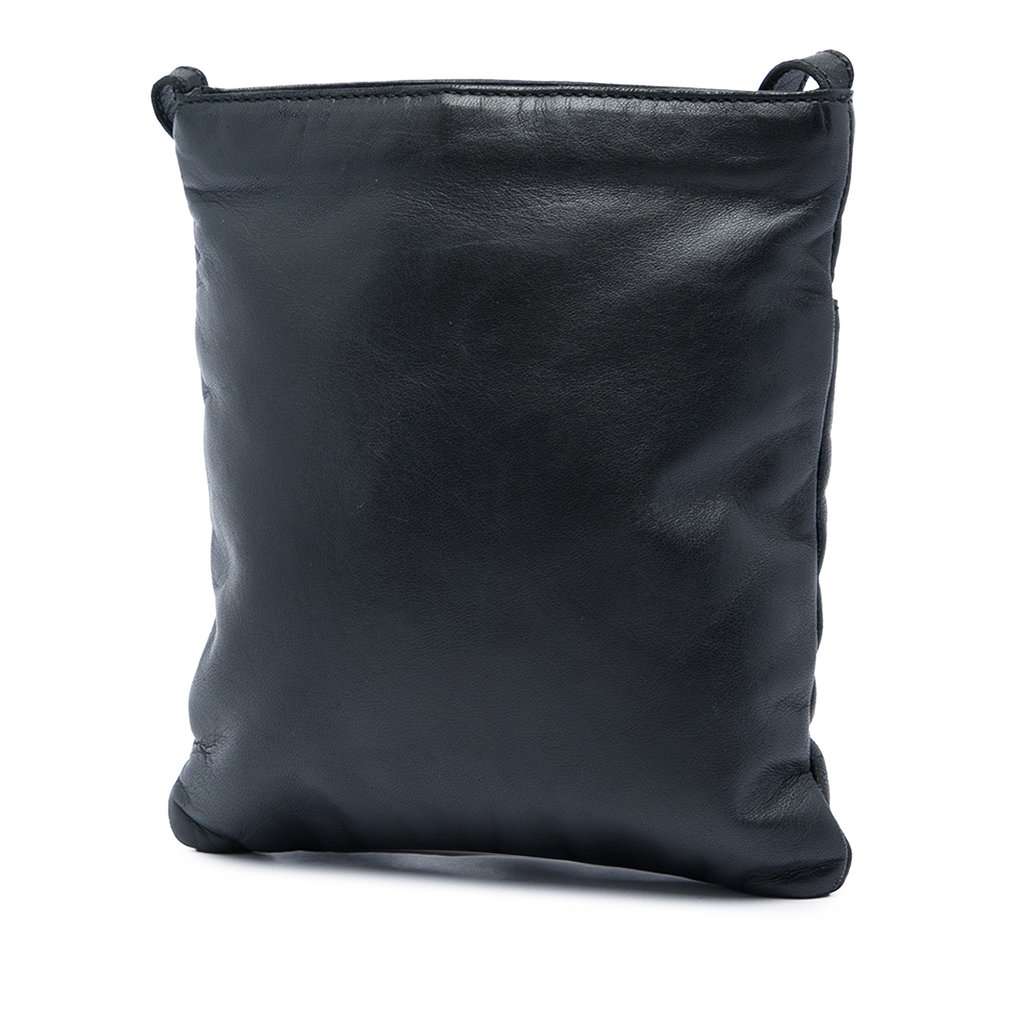 LOEWE Nappa Crossbody Black Leather Very good - Back View