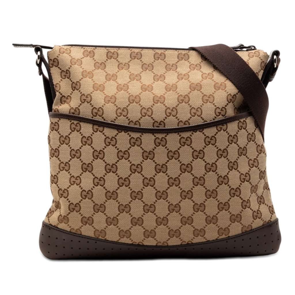 Gucci GG Canvas Crossbody Beige Very good condition - Front View