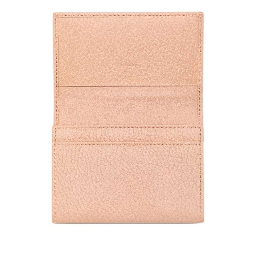 Gucci GG Marmont Calfskin Card Case Brown Leather Very good condition - Model View