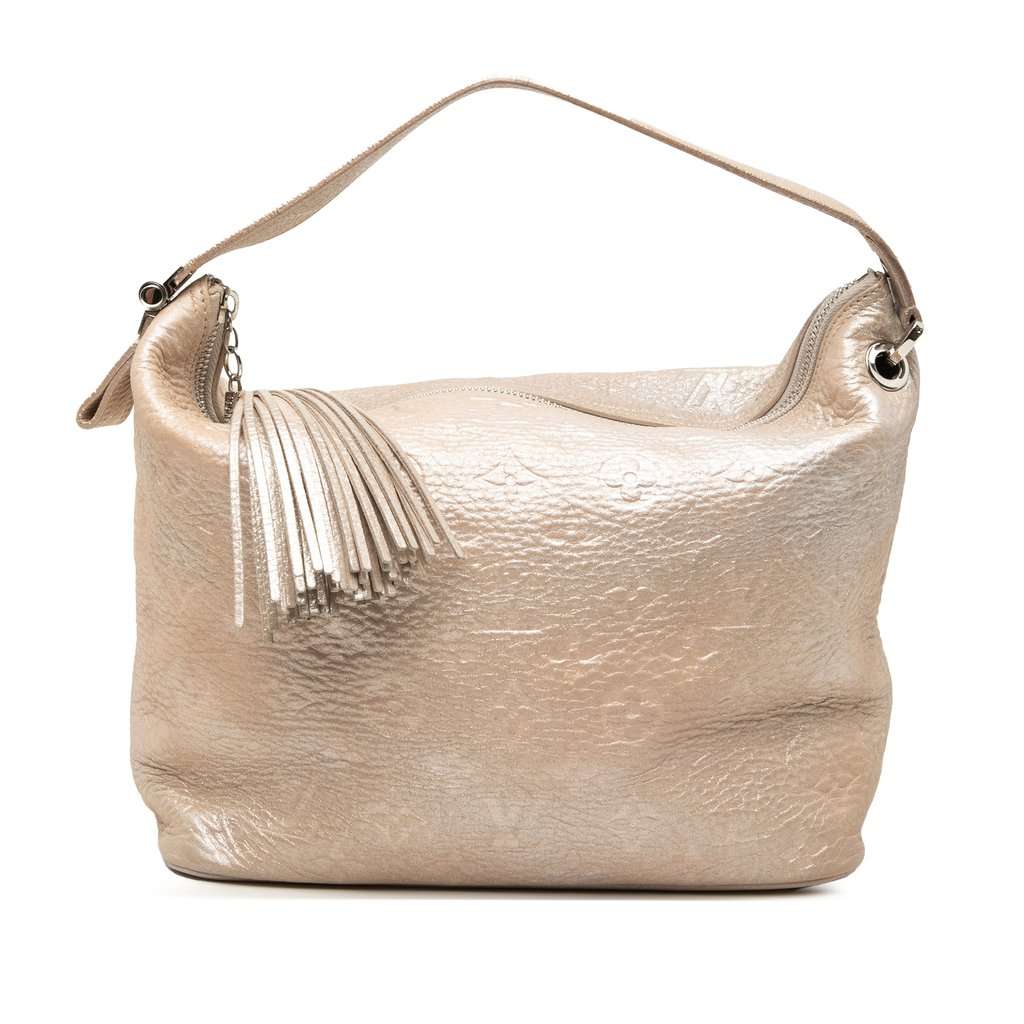 Louis Vuitton Monogram Shimmer Halo Gold Leather Very good condition - Front View