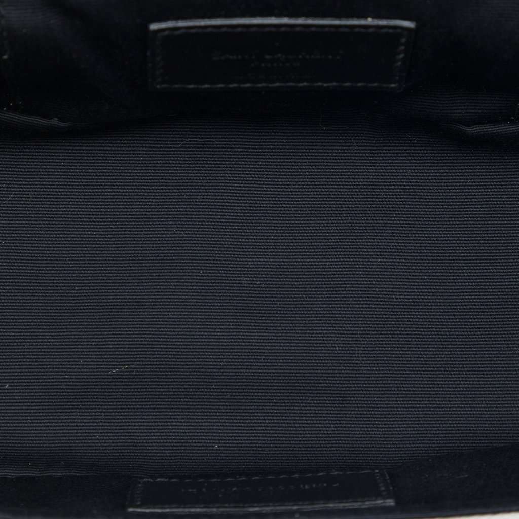 Saint Laurent Mini Quilted Lambskin Gaby Vanity Bag White Leather Very good - Model View