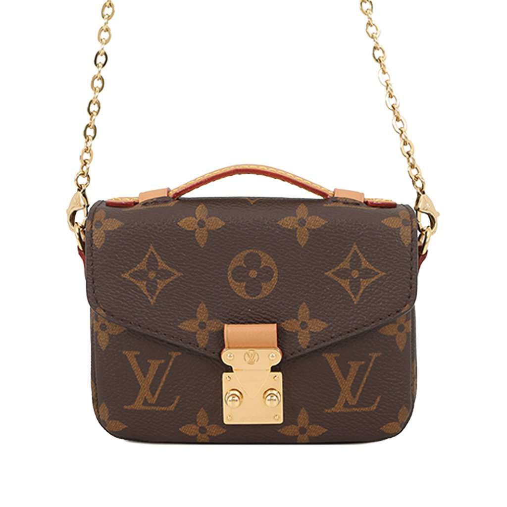 Louis Vuitton Monogram Micro Metis Brown Very good - Front View