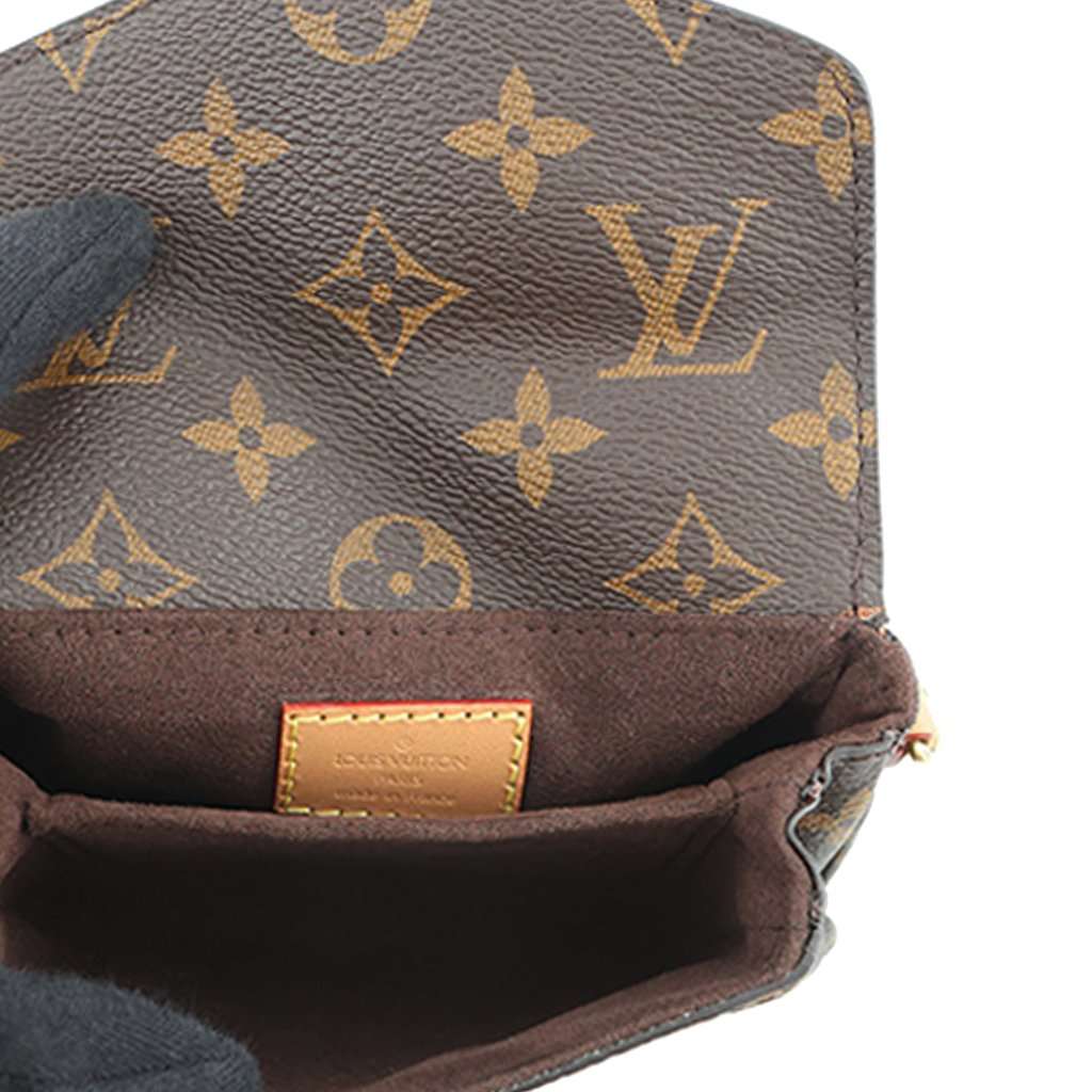 Louis Vuitton Monogram Micro Metis Brown Very good - Model View